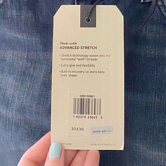 Levi’s Premium 510 Skinny Taper Flex Dark Jeans - Picture 8 of 9